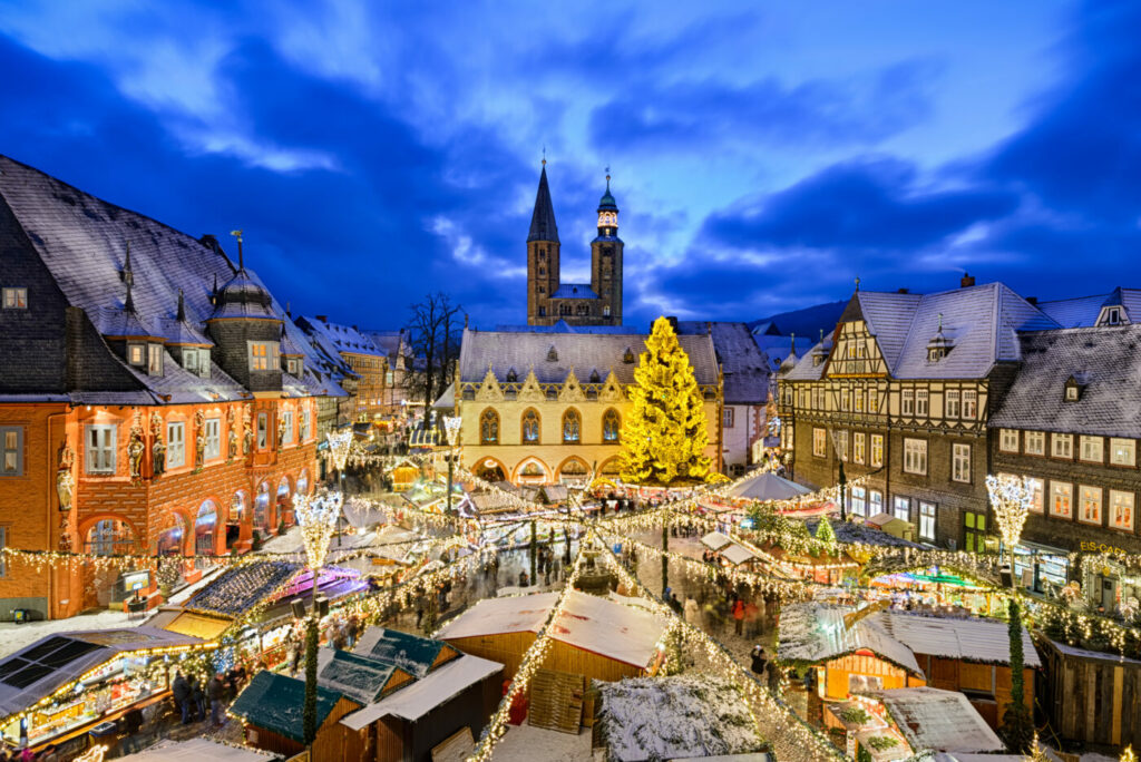 weihnachtsmarkt in goslar, deutschland